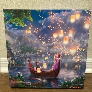Thomas Kinkade Disney’s ''Tangled'' Gallery Wrapped Canvas